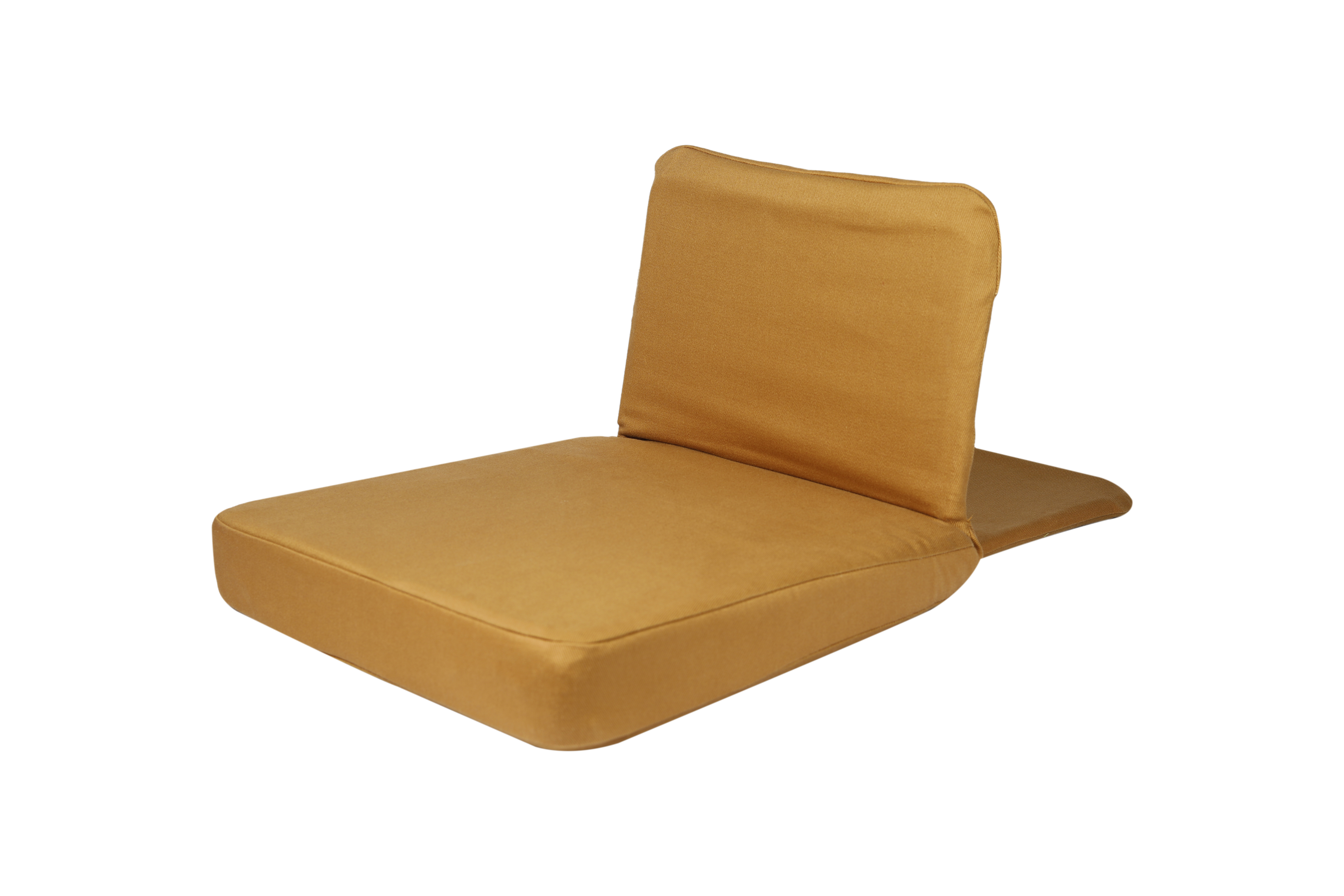 Moksh Zen Petite Back Meditation Chair Golden Mustard