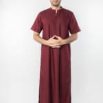 hari meditation robe front side Half sleeves