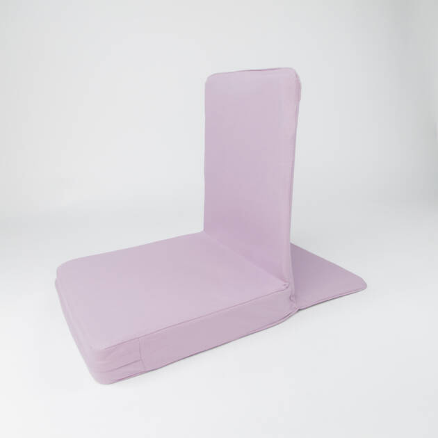 Meditation Floor Chair – Half Fold (Big Seat-18"x18") - Light Lavender