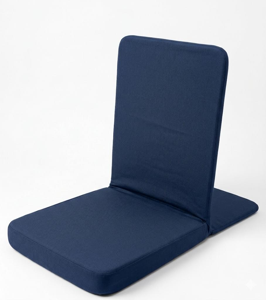 Full fold meditation floor chair navy blue 20*20