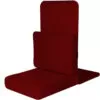 Meditation Chair with Back Rest in maroon color