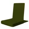 Green meditation chair