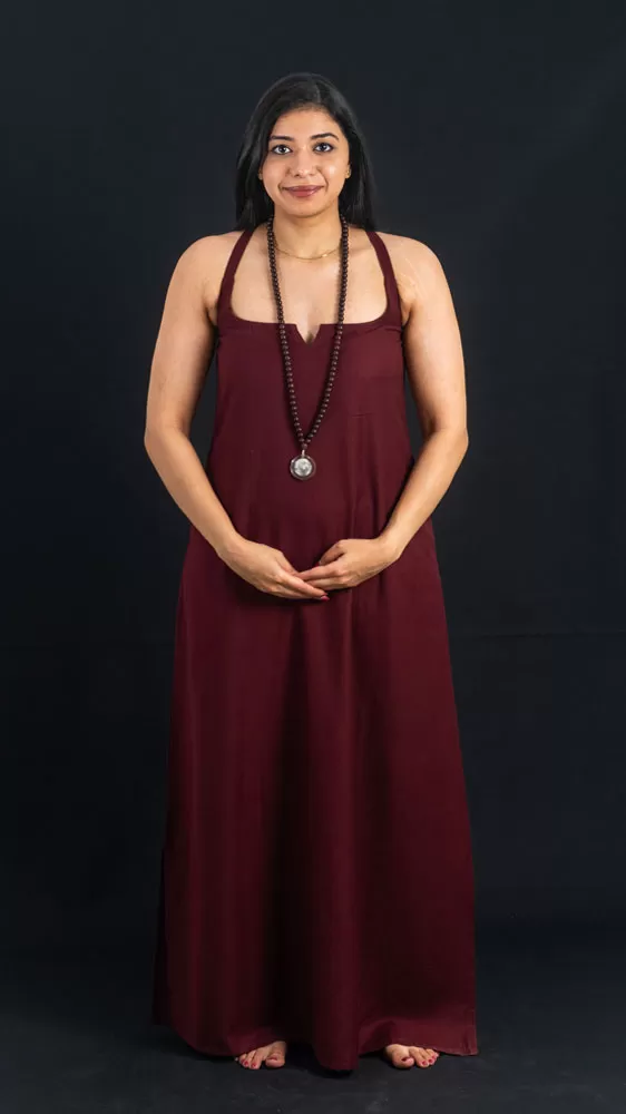 Osho Maroon Robe Rose