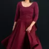 Maroon Sufi Whirling Skirt