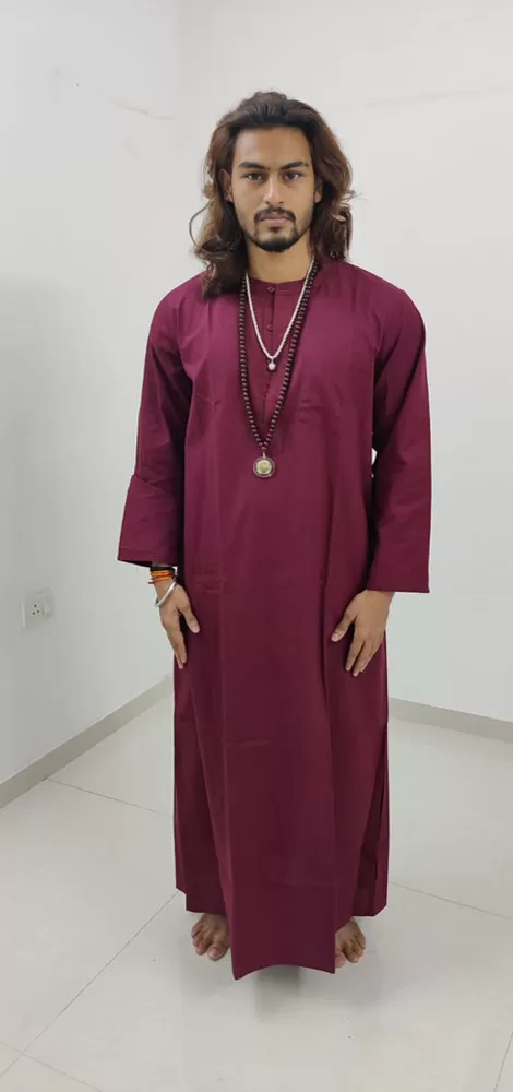 Full Sleeve Osho Maroon robe