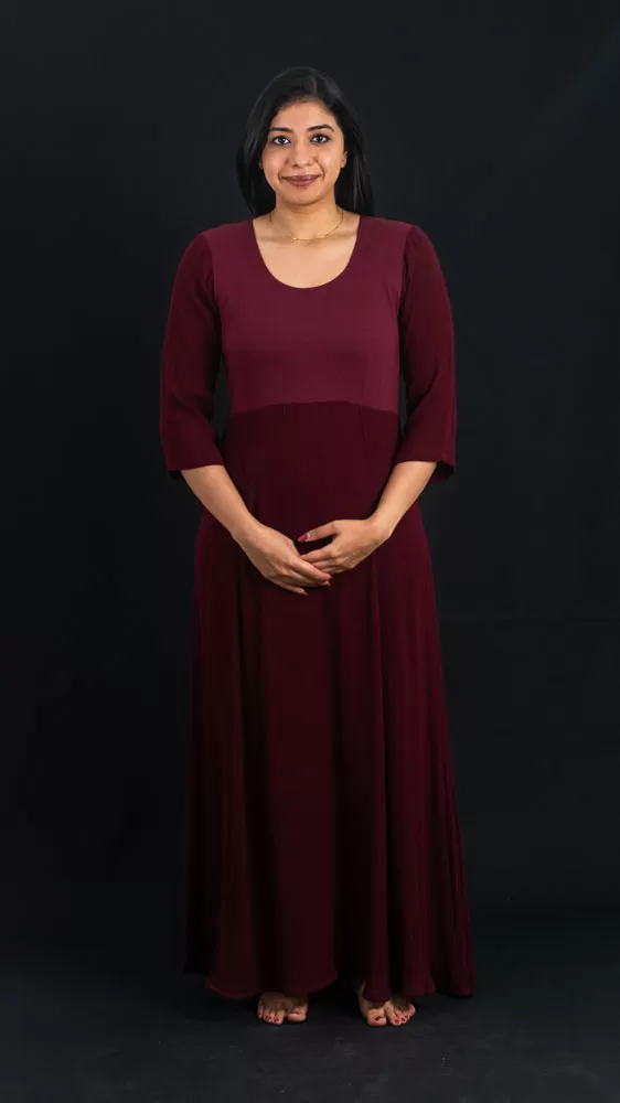 Osho Maroon Robe Sakshi