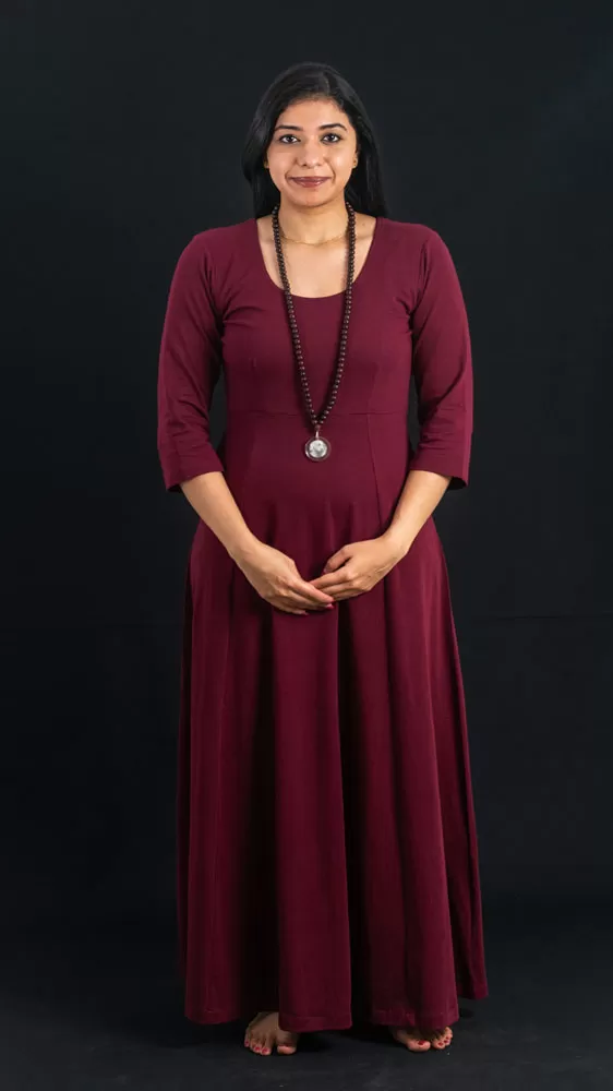 Osho Maroon Robe shanti